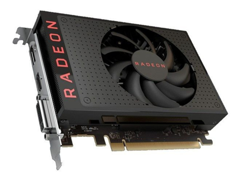 AMD Radeon RX 550 正面