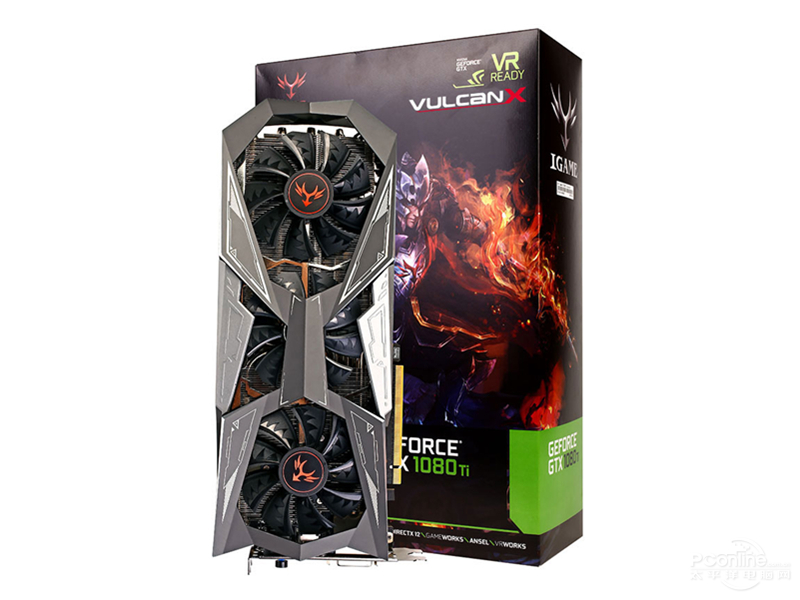 七彩虹igame gtx1080ti vulcan x oc