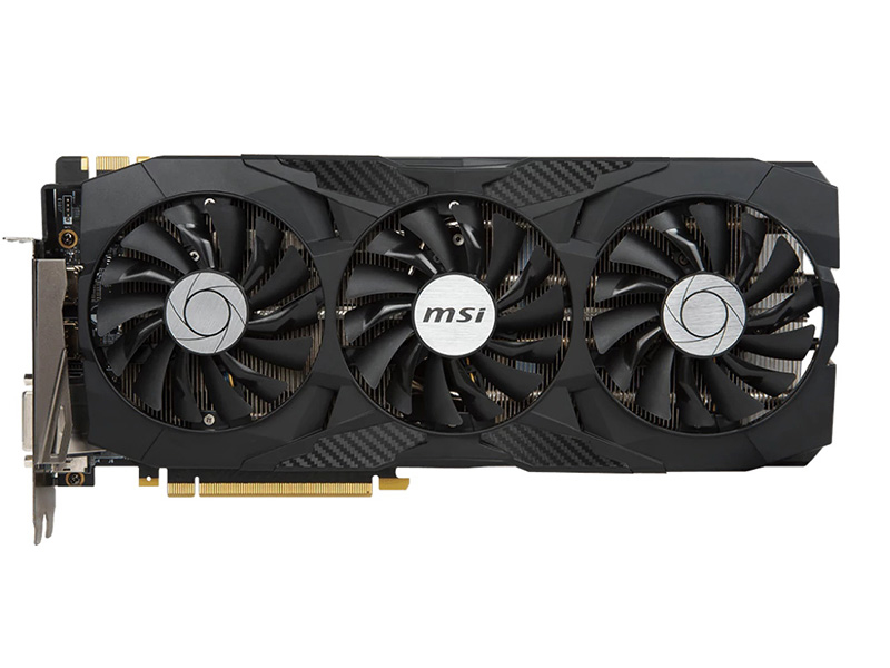 微星GTX 1080 TI DUKE 11G 正面