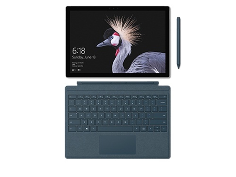 微软 Surface Pro 5(i7/8G/256G)俯视