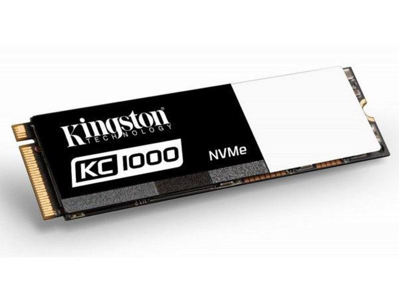 金士顿KC1000 960GB M.2 SSD 正面