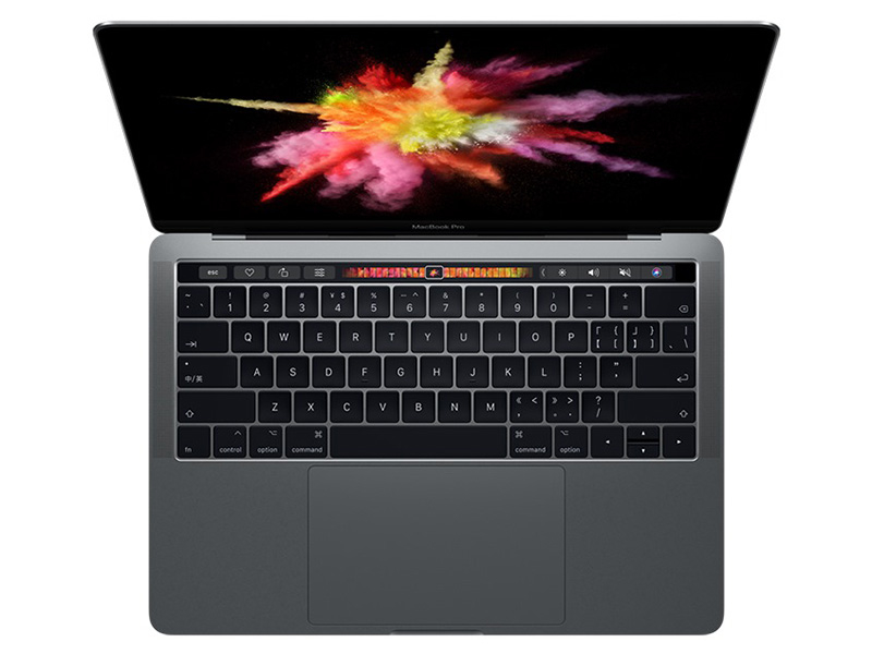 苹果MacBook Pro 13寸(MPXW2CH/A)俯视