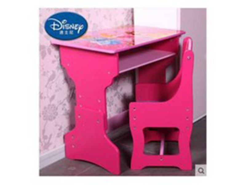 disney迪士尼儿童桌椅套装公主 前视