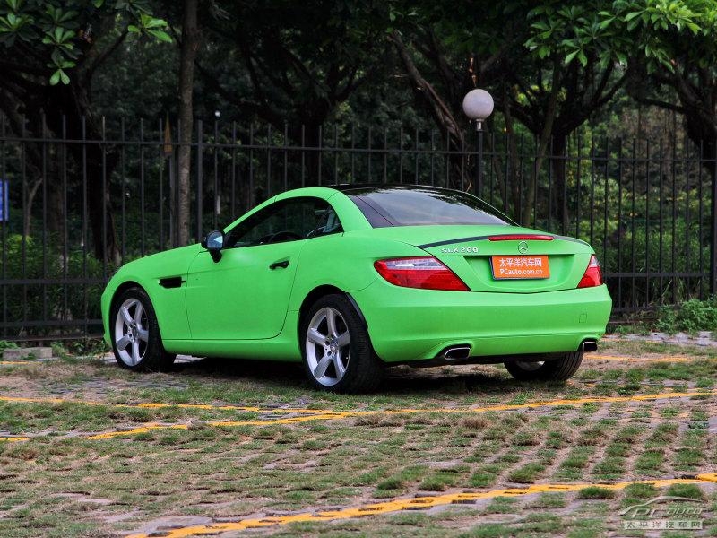 绿色奔驰slk 2012款 200 时尚型外观图片6560