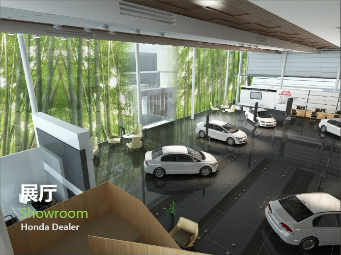 广汽本田五角场旗舰店效果图赏析_广汽本田万