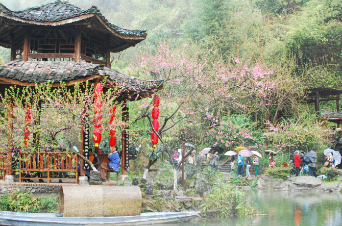 锦华起亚自驾-酋阳桃花源完美落幕