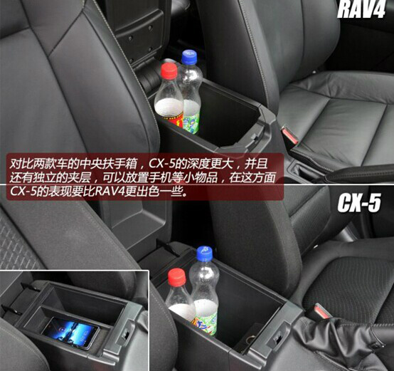 马自达CX 5对比丰田RAV4 内饰篇高清图片