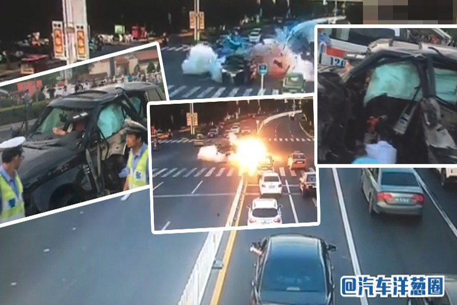 汽車洋蔥圈：【視頻】真有想象力！路虎爆炸竟是因為爆胎？