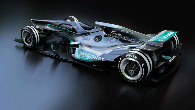 高智能方程式？ 2030年的F1賽車就是這個樣兒！