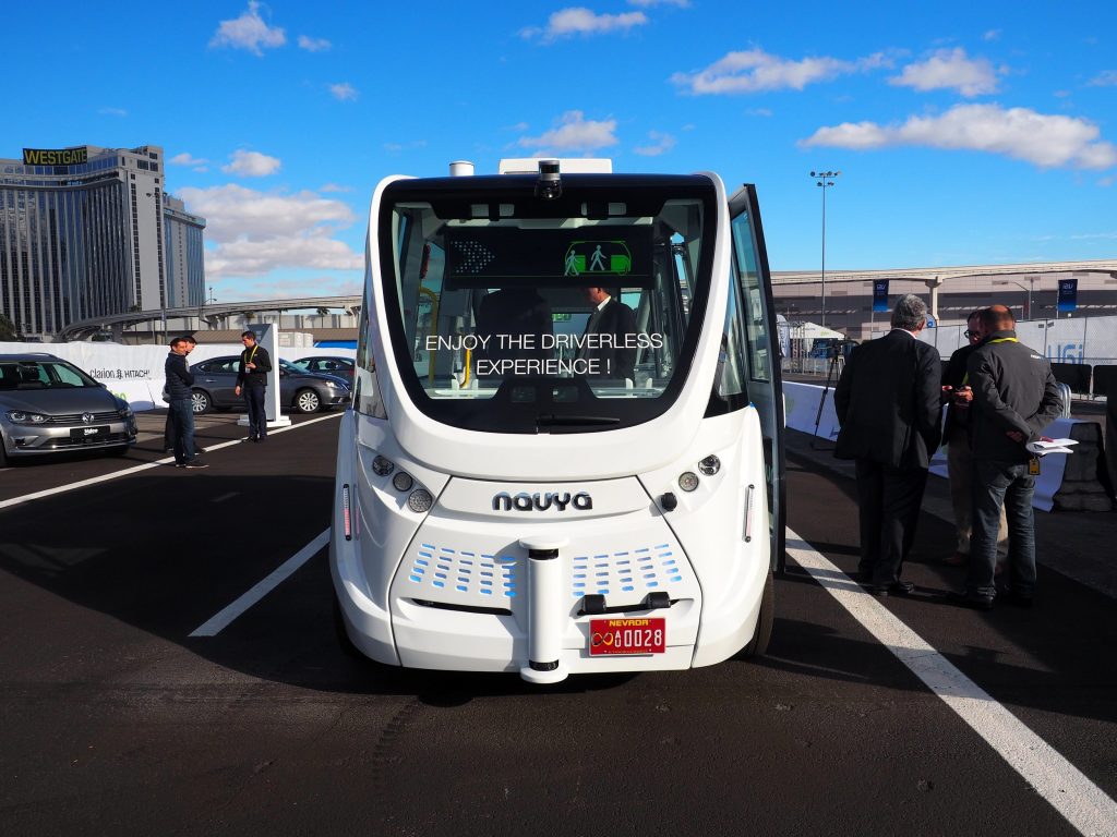 未來能夠替代公交車的產品 Navya Arma純電動自動駕駛