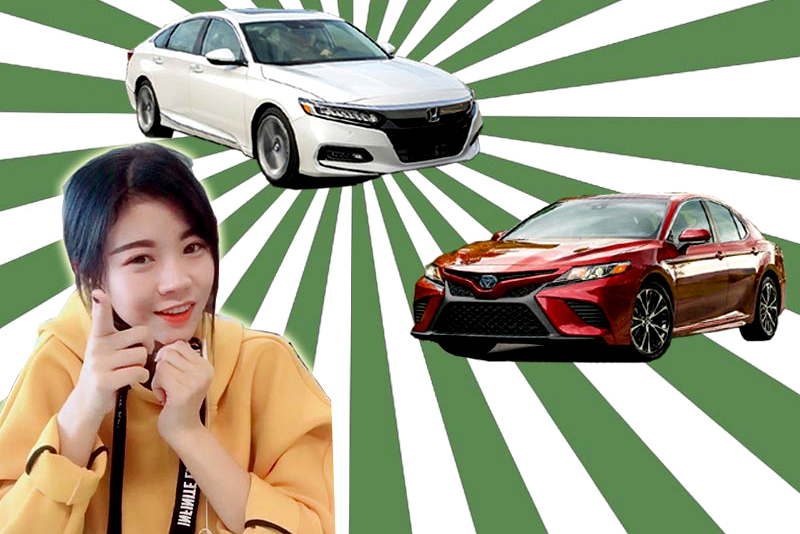 兩強(qiáng)相爭(zhēng)勇者勝，全新豐田凱美瑞與本田雅閣互懟，丑的輸