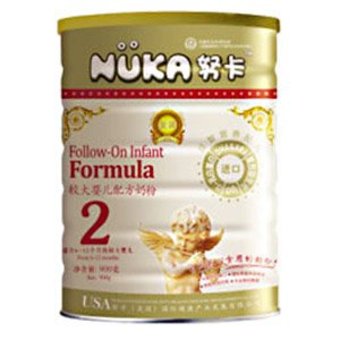 努卡益智系列较大婴儿营养配方奶粉2段900g