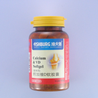 渔夫堡碳酸钙(液体钙)软胶囊1000 mg /粒×200粒
