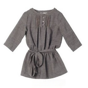 bonpoint灰色羊毛连衣裙_产品介绍_PCbaby母