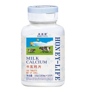 美澳健牛乳钙片1000mg*100片