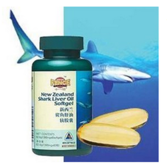 新西兰十一坊鲨鱼肝油软胶囊60粒