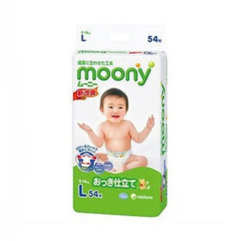 moony婴儿纸尿裤L54片