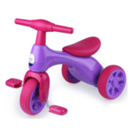 贝恩施（beiens）儿童三轮车脚踏车1-3岁宝宝玩具童车轻便免充气601红色