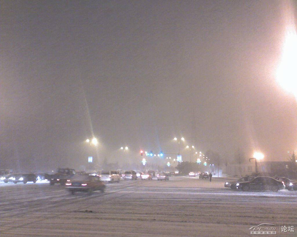 11月24日,大雪纷飞的夜晚!
