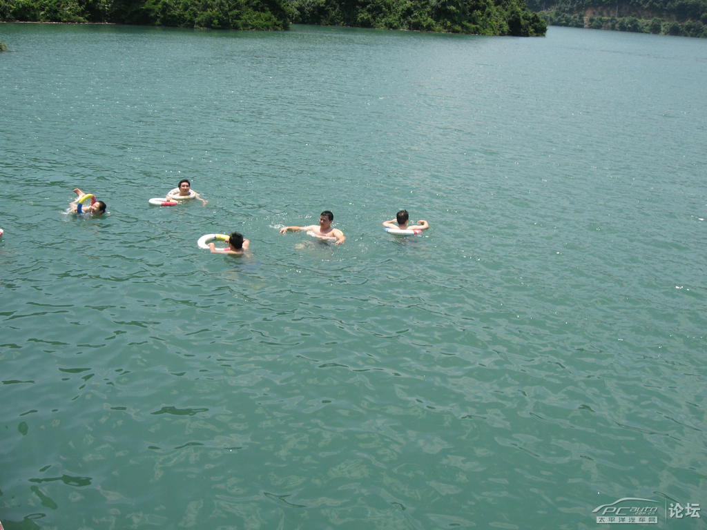 湖南攸县酒仙湖酒埠江游船游泳