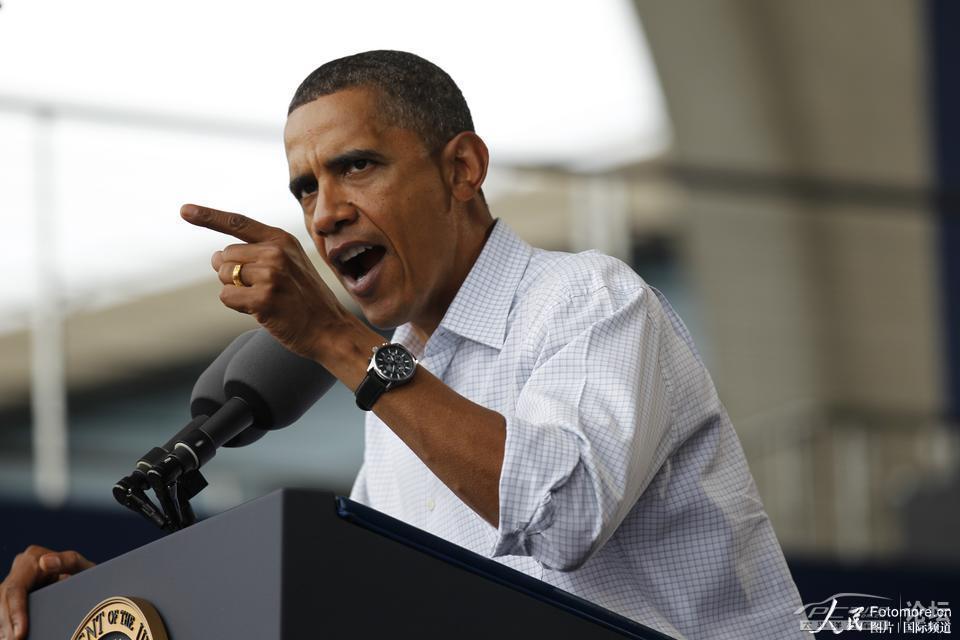 奥巴马演讲中的手势图集