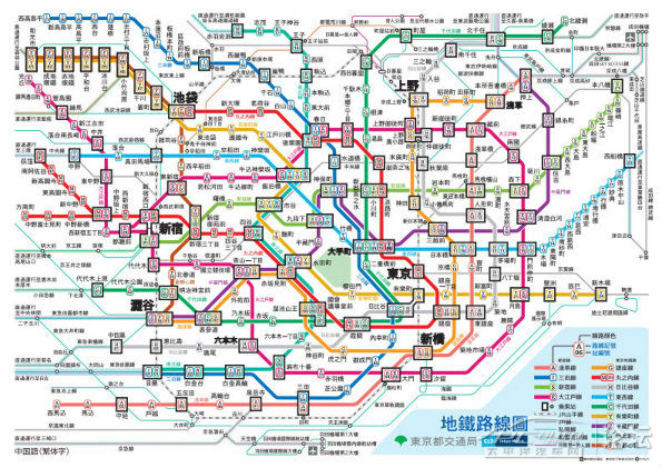  日本地铁地图