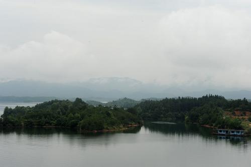 高安上游湖区风景游