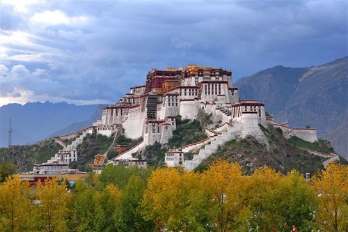 西藏拉萨布拉达宫之旅