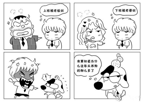 和这样的人在一起. 漫画图片背后的幽默故事.