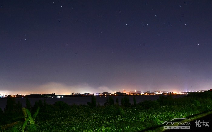 第一次拍到这么多星星的夜空