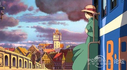 宫崎骏动画原画 铅笔淡彩(二)