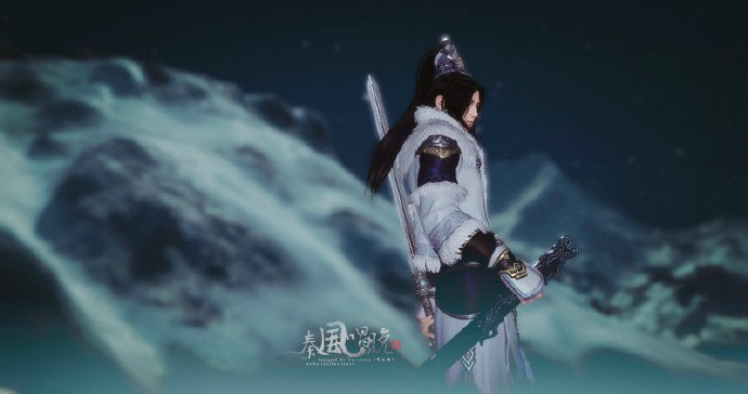 天涯明月刀太白男校服·秦风唱晚