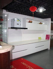 康尔白色金属烤漆整体橱柜_康尔橱柜_太平洋