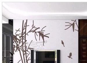 竹林印象装饰墙贴_空间艺术电视背景墙贴纸_