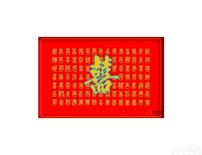 百喜图—双喜 十字绣 ( zgf0173 )