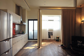  66平混搭风格单身男性公寓客厅装修效果图