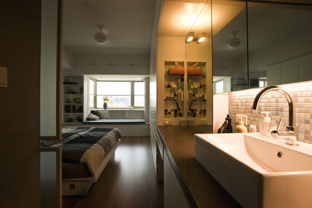 108.9平现代简约风格小型公寓浴室装修效果图