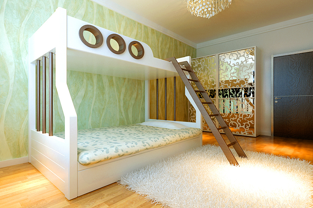 150平米简欧风格3室1厅卧室装修效果图