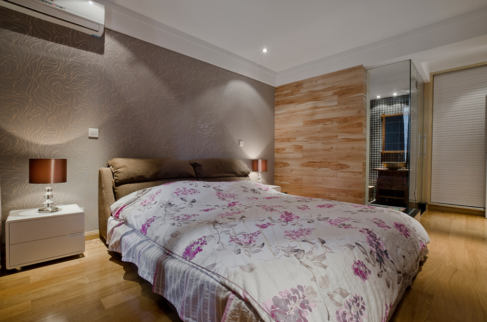 150平米复式公寓现代风格卧室装修效果图