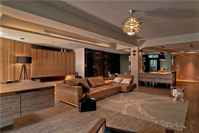 晨室空间设计天母客厅装修效果图2014图片