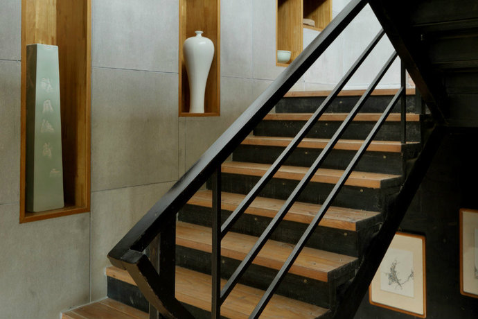 中式古典风格复式楼梯设计图赏