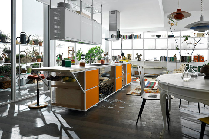 流行欧式风格别墅厨房装修效果图