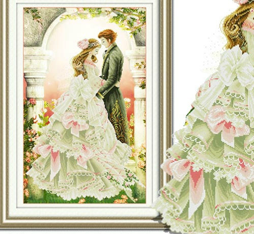钟爱一生3D爱情人物婚房婚礼系列送结婚魔方