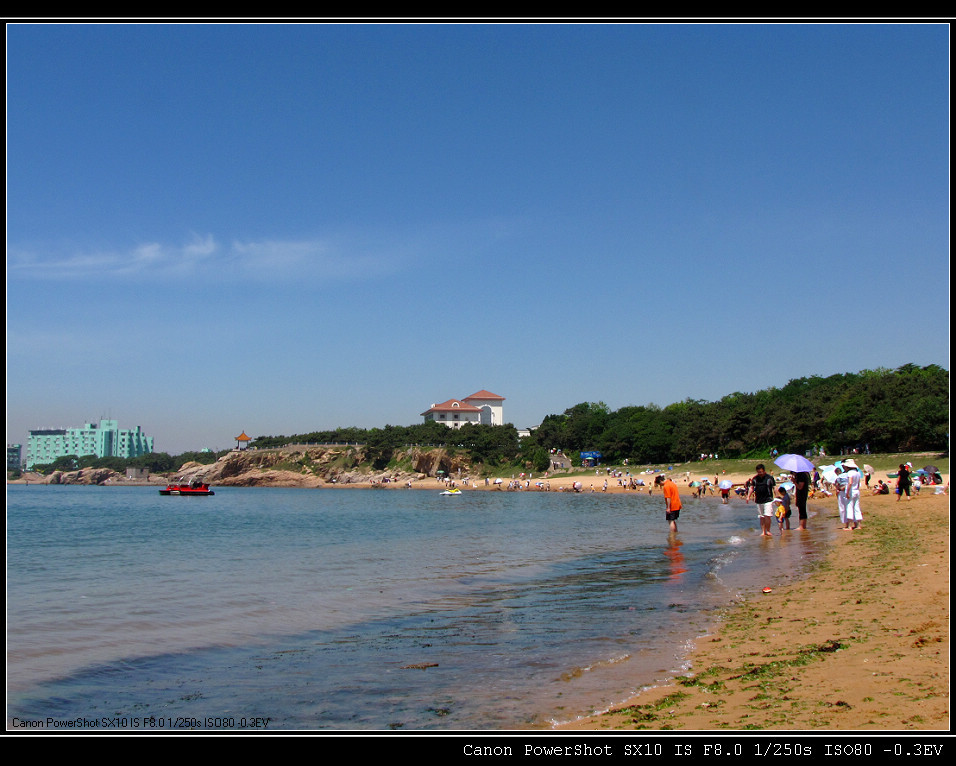 青岛十大著名景点之一《八大关前海景》没PS