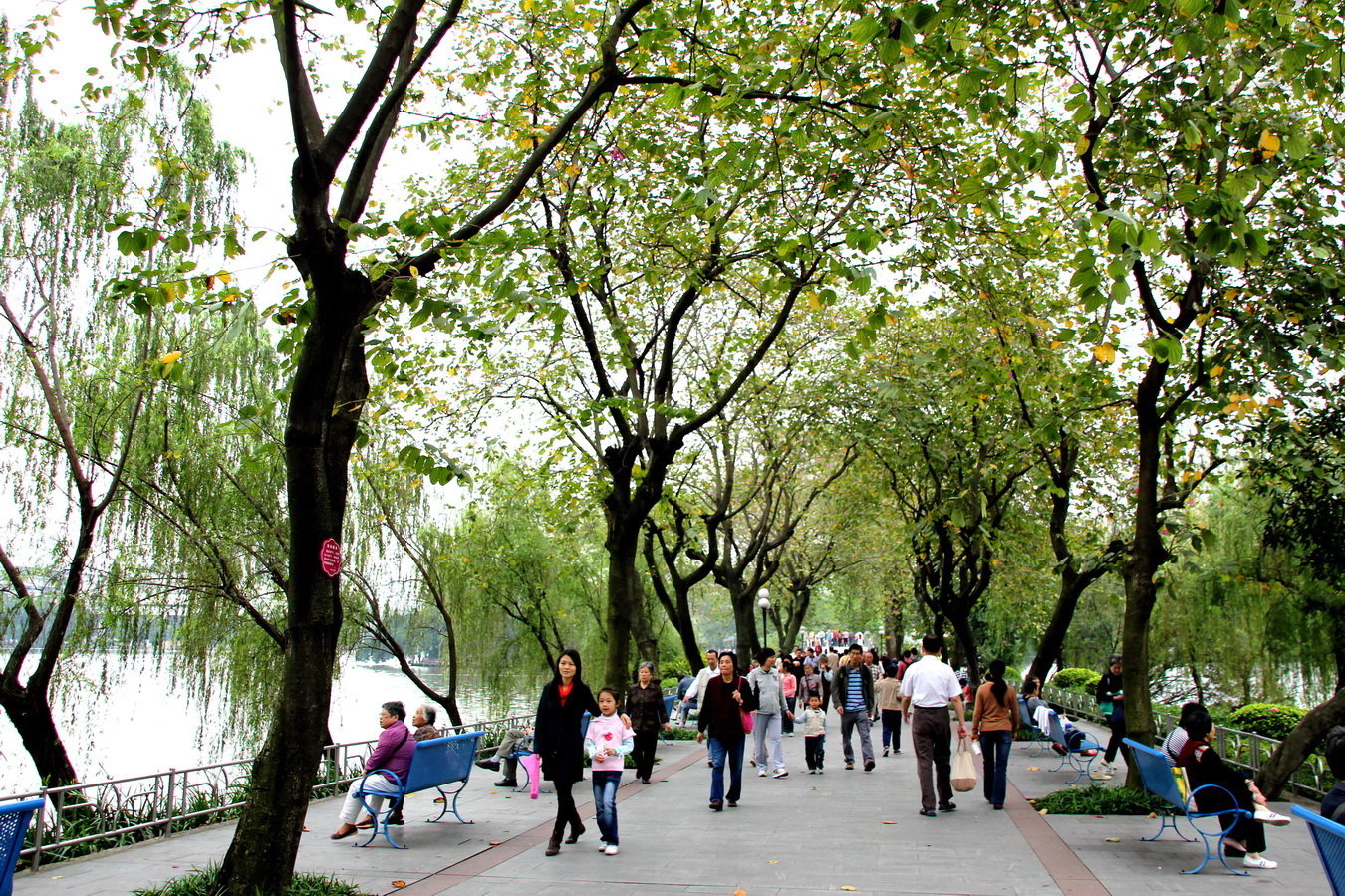 广州东山湖公园漫步