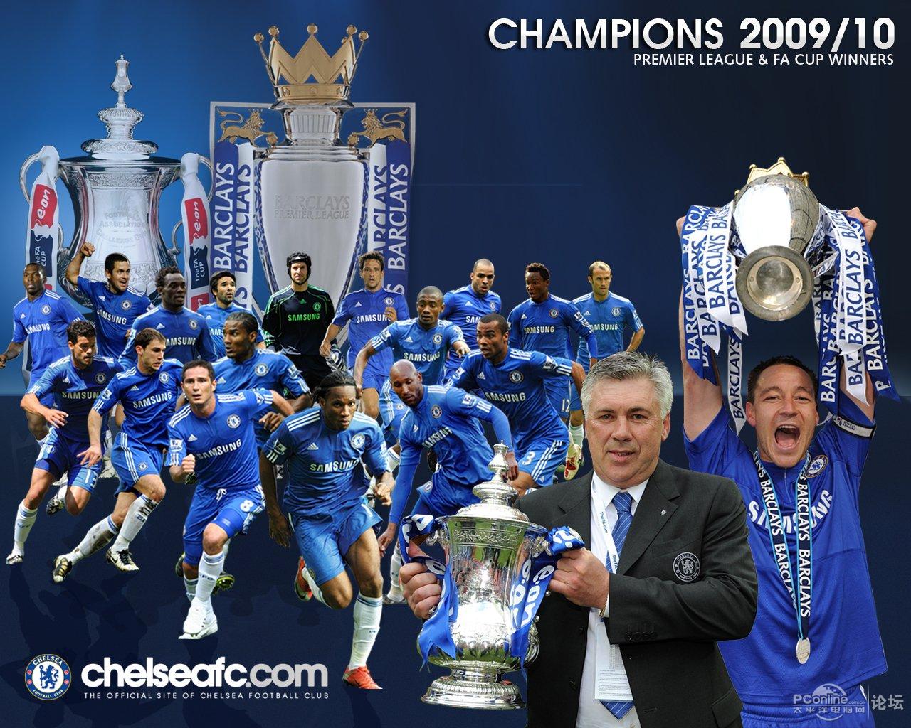 英超:2009-10赛季总冠军 chelsea 切尔西壁纸2