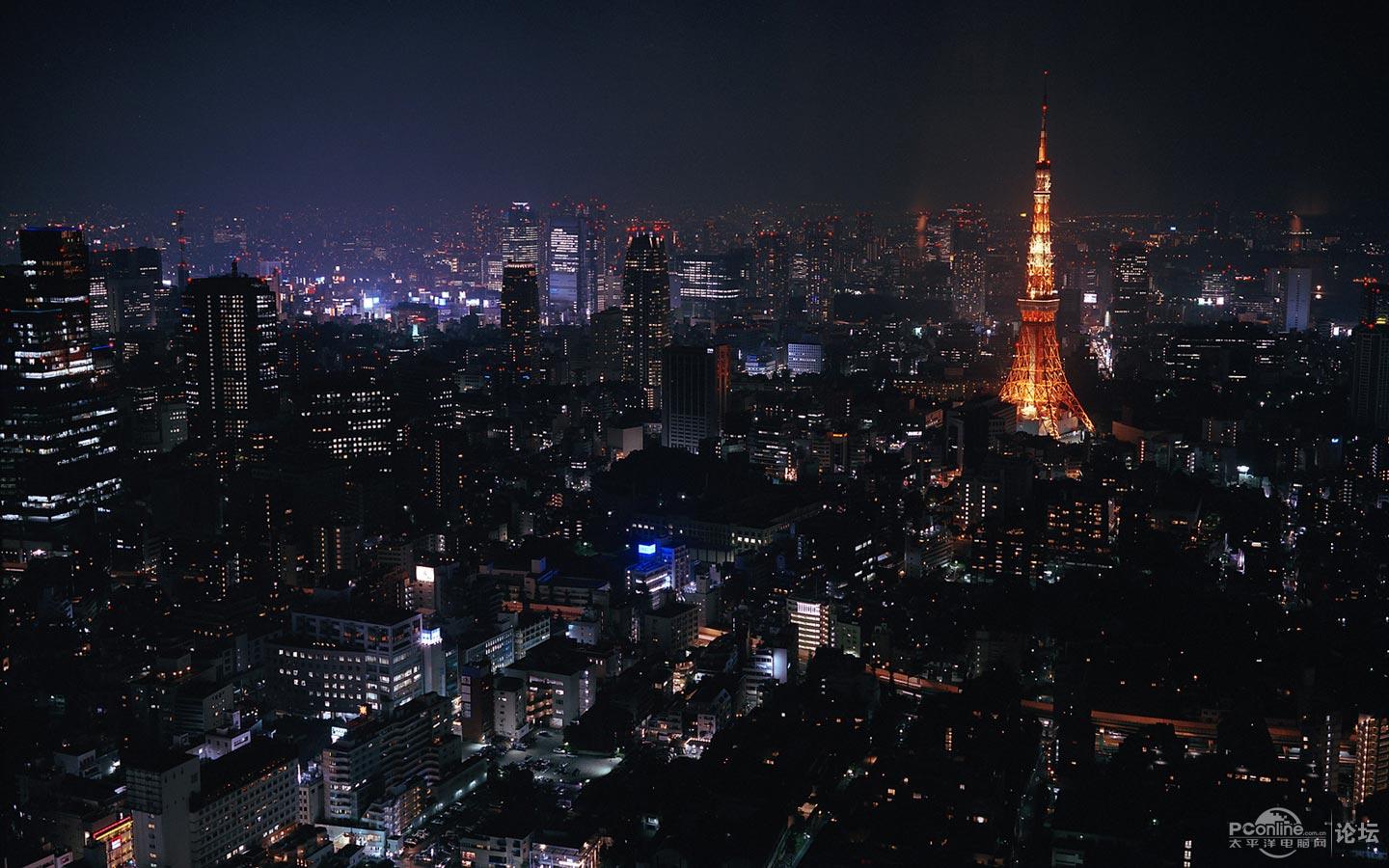 城市夜景宽屏壁纸 ③