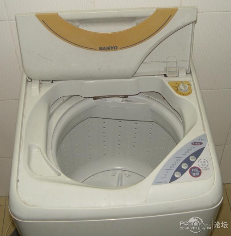 天河棠下出个8成新的三洋洗衣机,型号xqb46-1