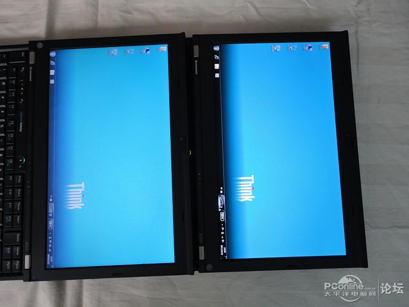 laibm实物照片对比x220硬屏(ips)与x220软屏(普