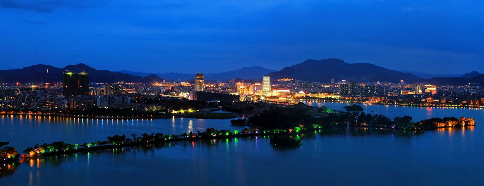 肇庆端州夜景_佳能5D Mark II论坛